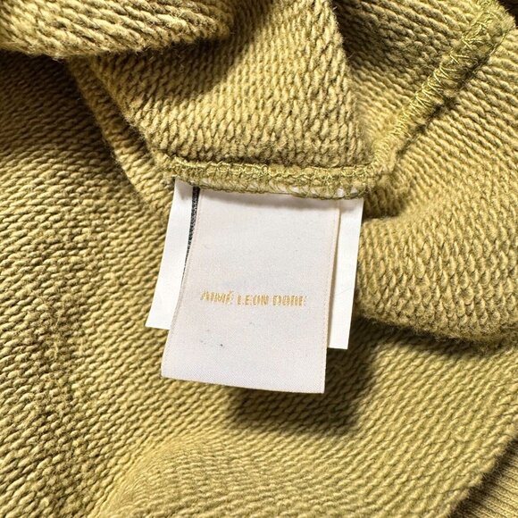 Aime Leon Dore x Drake's ALD Crest Logo Crewneck Sweatshirt Olive Green Mens XL - Picture 8 of 9